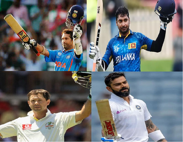 List of Top 20 Players with MOST Centuries in International Cricket