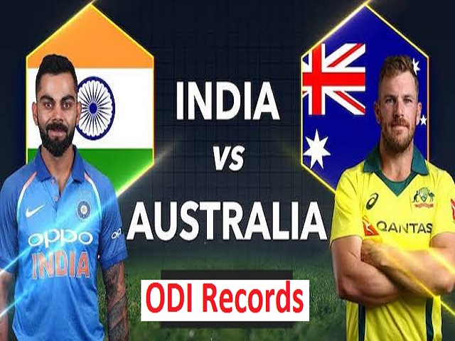India VS Australia: ODI records