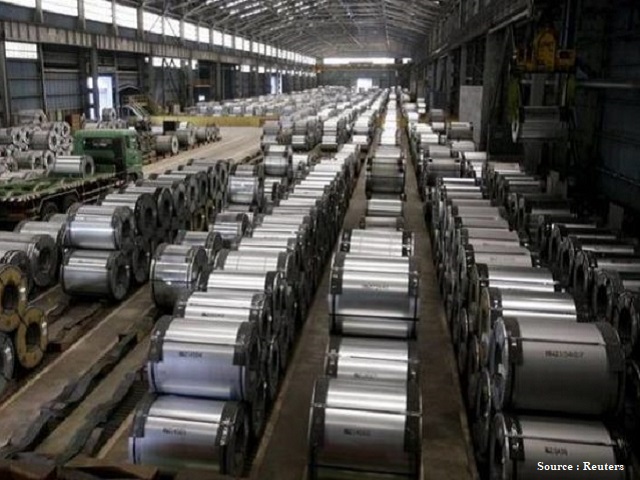 India's steel output