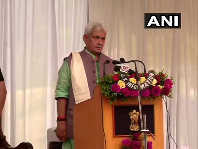 Manoj Sinha takes oath as new Lt Governor of Jammu & Kashmir