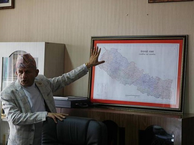 Nepal's new map