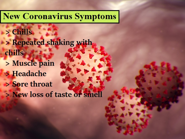 New Coronavirus Symptoms