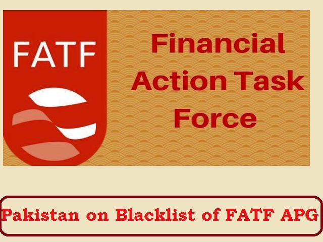 FATF APG blacklists Pakistan