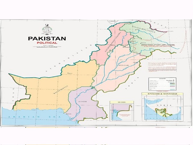 Pakistan New Political Map 2020 