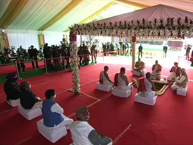 PM Modi lays foundation stone of new Parliament Building