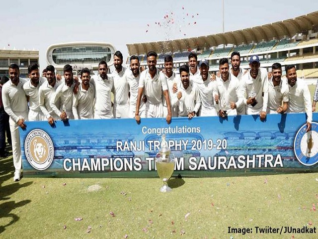 Saurashtra, Defending Champions, Last Winners Of Ranji Trophy Image: Twitter