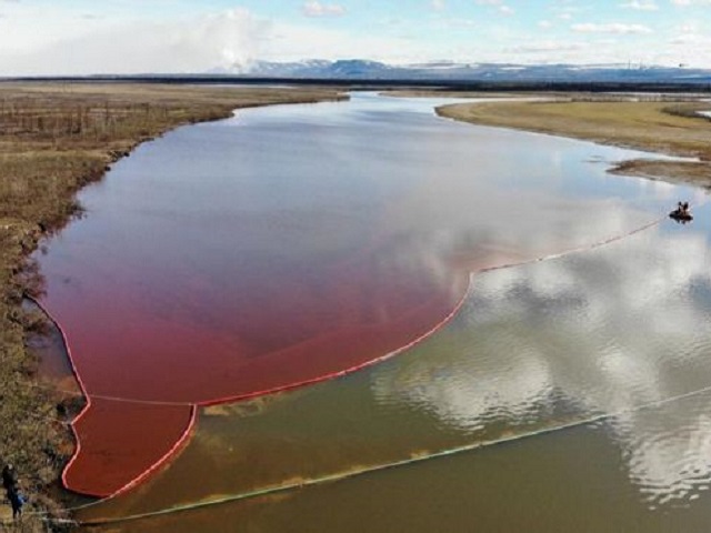 Russia oil spill