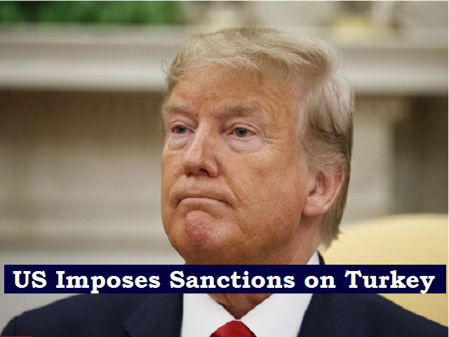 US imposes sanctions on Turkey