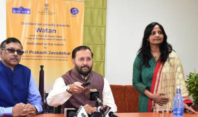 Prakash Javadekar releases patriotic song 'Watan' ahead of Independence Day