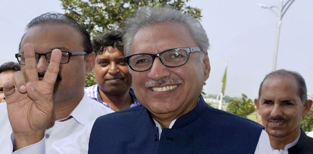 आरिफ अल्वी पाकिस्तान के राष्ट्रपति चयनित