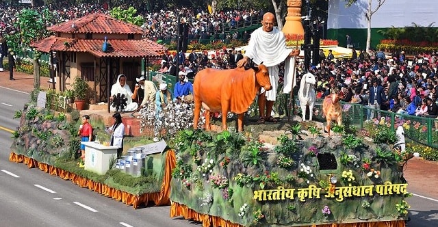 ICAR Republic Day tableau 'Kisan Gandhi' wins first prize