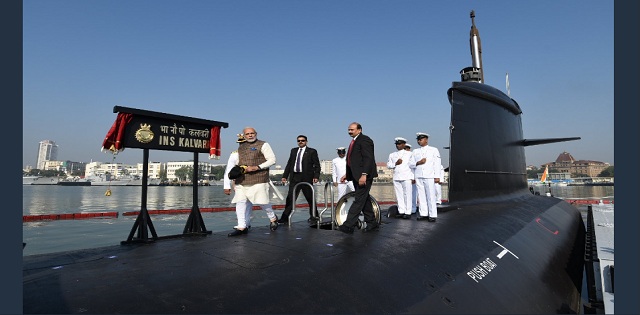 INS Kalvari, first Scorpene-class submarine commissioned into Indian Navy