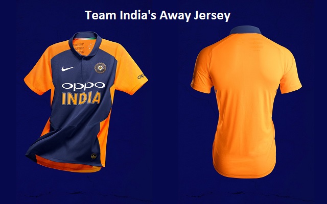 india orange jersey matches