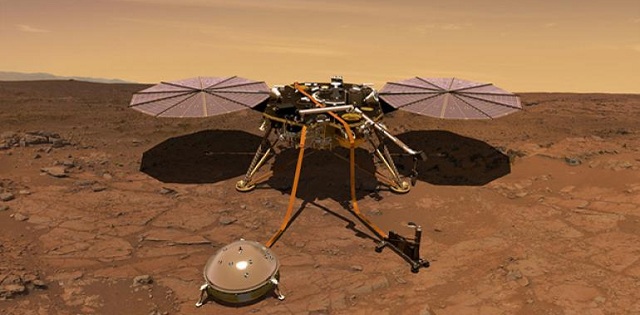 NASA lander feels an earthquake on Mars