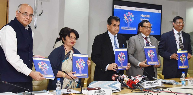 NITI Aayog unveils Health Index for states, Kerala, Meghalaya top the list