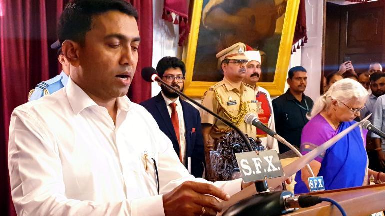 Pramod Sawant sworn-in as Goa Chief Minister