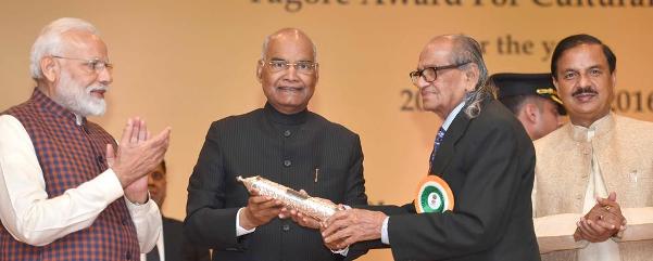 राष्ट्रपति ने सांस्कृतिक सद्भाव को बढ़ावा देने हेतु टैगोर पुरस्कार प्रदान किये