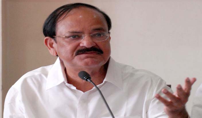 Vice President Venkaiah Naidu lays foundation for railway projects
