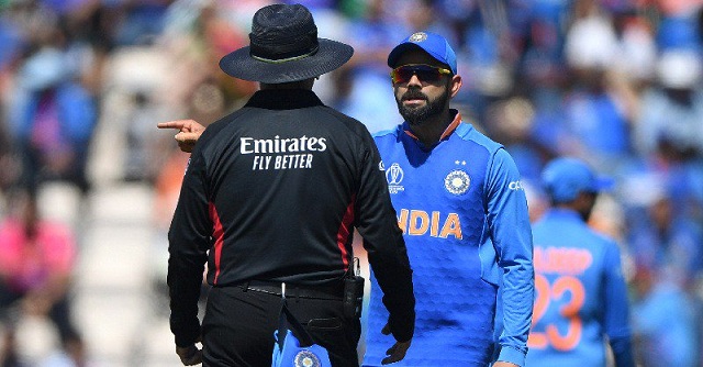 Virat Kohli found guilty of breaching ICC Code of Conduct, fined 25 percent match fee
