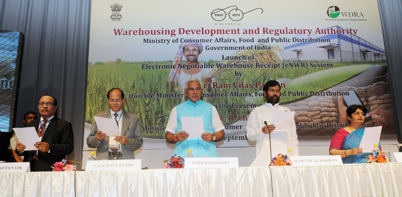 Union Government launches Electronic Negotiable Warehouse Receipt System