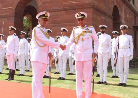 Admiral Karambir Singh takes charge as the new Navy Chief