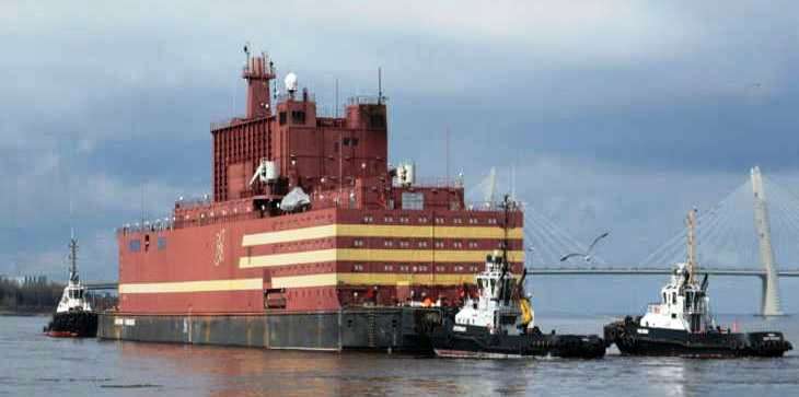 Russia launched worlds first floating nuclear power plant