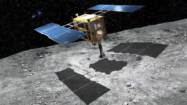 Hayabusa-2 successfully drops explosive on asteroid in hindi