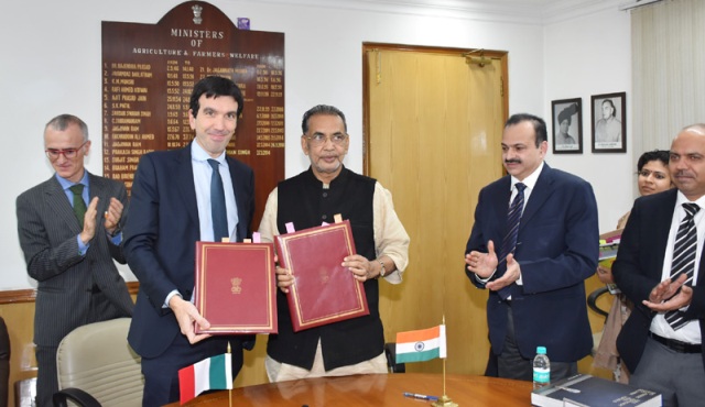  Indian, Italy sign new MoU for cooperation in Agriculture and Phytosanitary issues