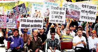 जंतर मंतर पर धरना-प्रदर्शन पर एनजीटी ने रोक लगाई