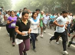 केंद्रीय मंत्री ने स्वच्छ वायु अभियान हेतु छोटी मैराथन को हरी झंडी दिखाई