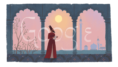 Google Doodle honours Mirza Ghalib on his 220th birthday