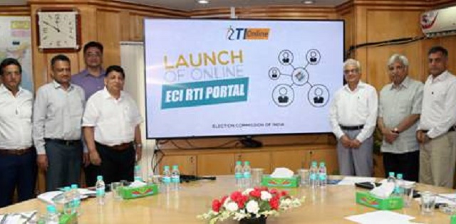 Election Commission launches its online RTI Portal