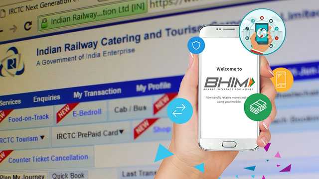 Passengers can now book Rail Tickets from counters through UPI/BHIM App Payment System