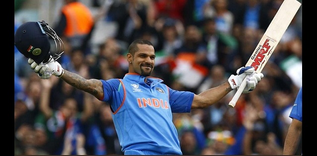 Dhawan Creates History By Scoring Ton In His 100th Odi