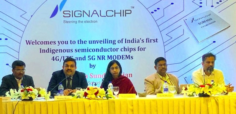 Indias first 4G-5G semiconductor chip developed by Signalchip 