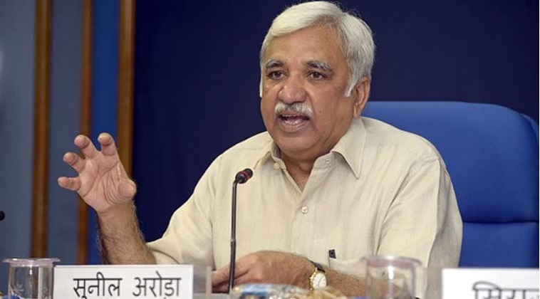 सुनील अरोड़ा मुख्य चुनाव आयुक्त बनाये गये