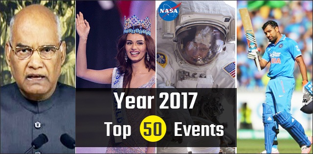 Year 2017: Top 50 Events That Changed The World