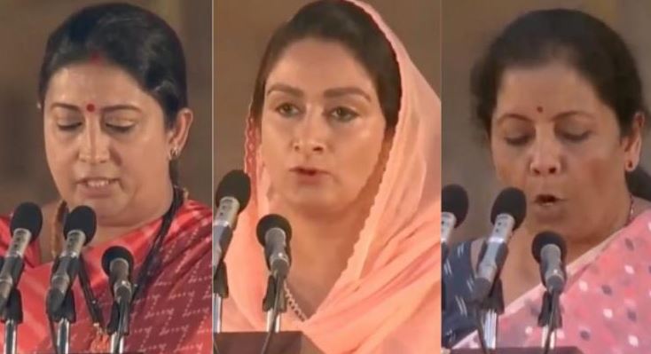 Modi Cabinet 2.0: Six Women Ministers include Smriti Irani, Harsimrat Kaur Badal, Nirmala Sitharaman